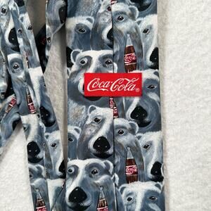 Coca Cola Polar Bear Necktie Men's Polyester